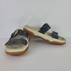Doc Martens air cushion canvas double strap sandals